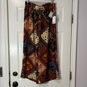 Rose & Olive wide leg palazzo pants Size 1X New w tags